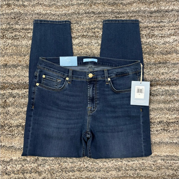7 For All Mankind Ankle Skinny Jeans Sz 31 NWT | 7 For All Mankind Skinny Jeans* - Picture 2 of 12